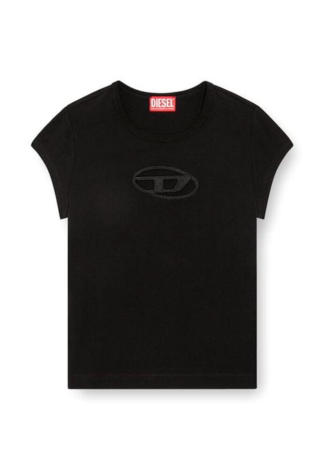 t-angie t-shirt woman black DIESEL | A06268 0AFAA9XXA